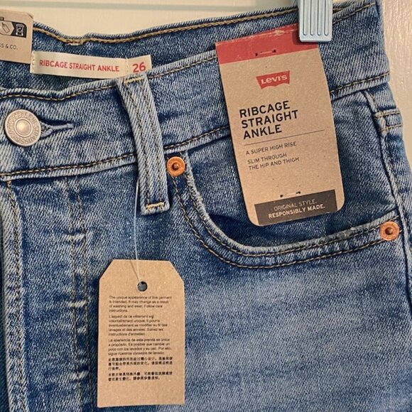 Ribcage Straight Ankle Women's Jeans - Picture 4 of 15